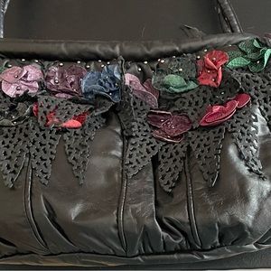 Vintage Rita Diana for Mylinka designer leather shoulder bag.